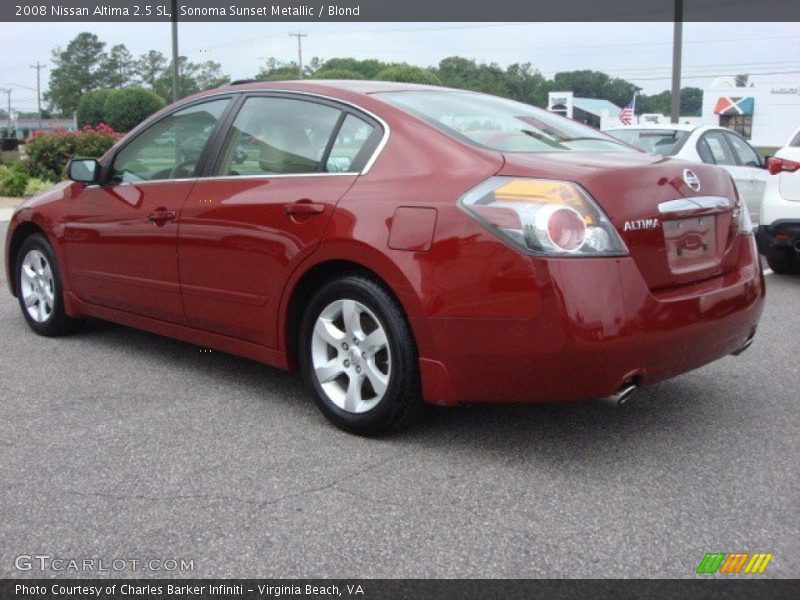 Sonoma Sunset Metallic / Blond 2008 Nissan Altima 2.5 SL