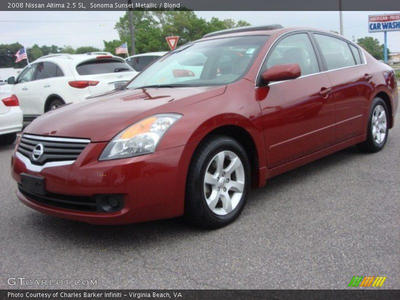Sonoma Sunset Metallic / Blond 2008 Nissan Altima 2.5 SL