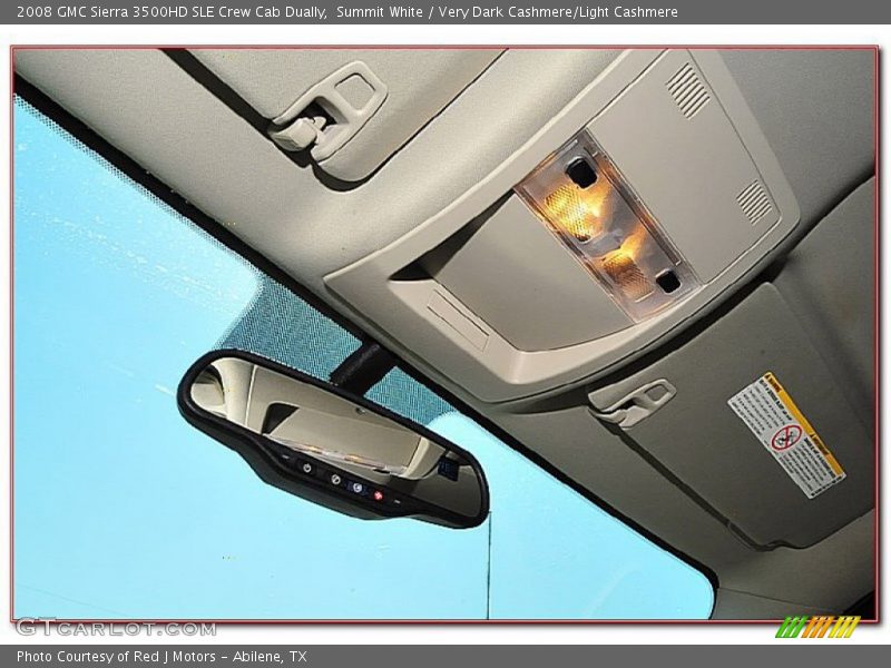 Summit White / Very Dark Cashmere/Light Cashmere 2008 GMC Sierra 3500HD SLE Crew Cab Dually