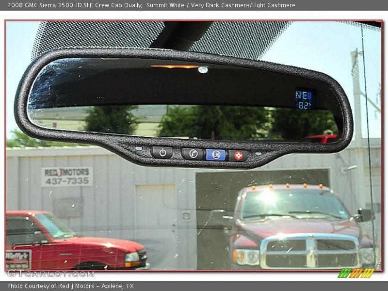 Summit White / Very Dark Cashmere/Light Cashmere 2008 GMC Sierra 3500HD SLE Crew Cab Dually