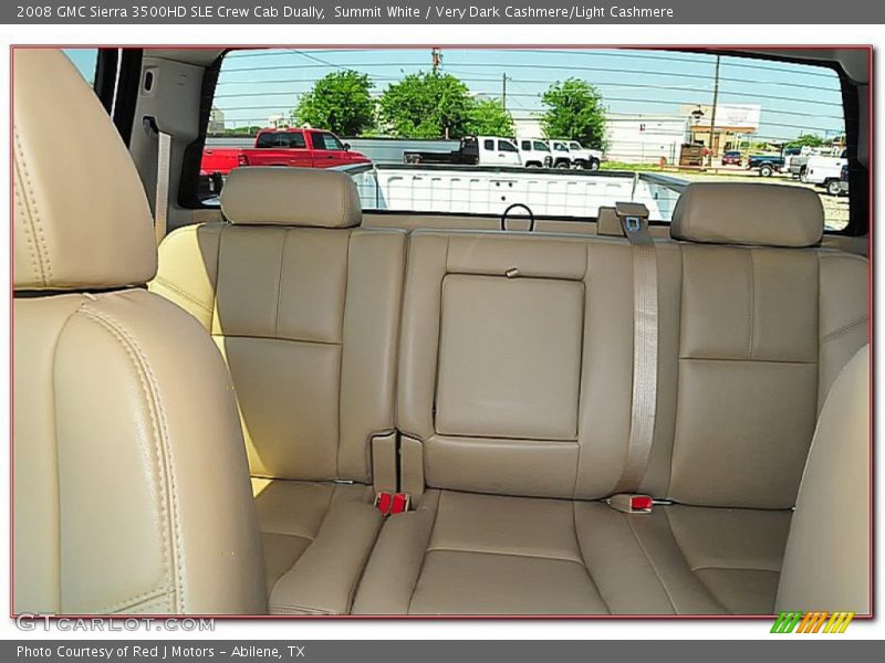 Summit White / Very Dark Cashmere/Light Cashmere 2008 GMC Sierra 3500HD SLE Crew Cab Dually