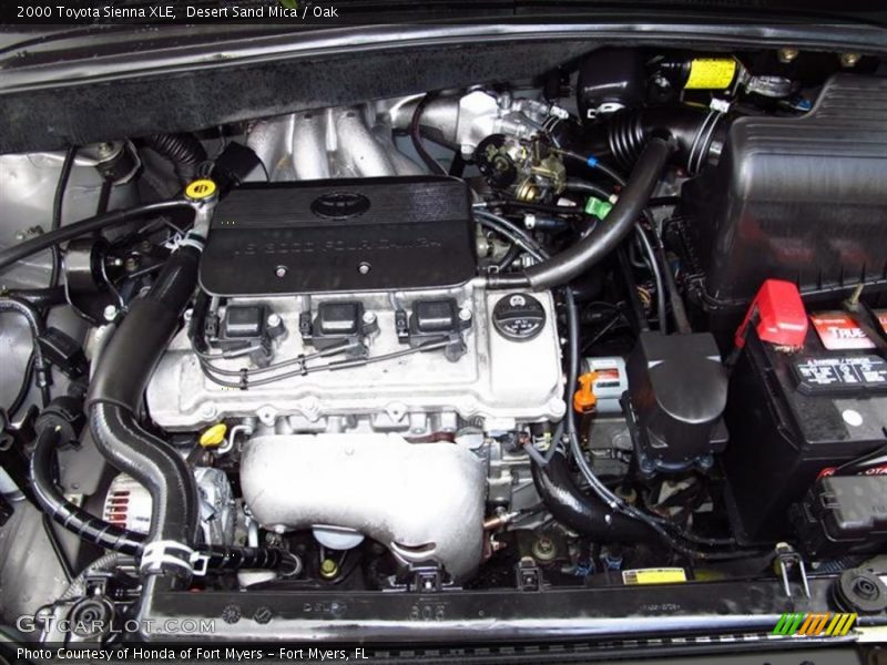Desert Sand Mica / Oak 2000 Toyota Sienna XLE