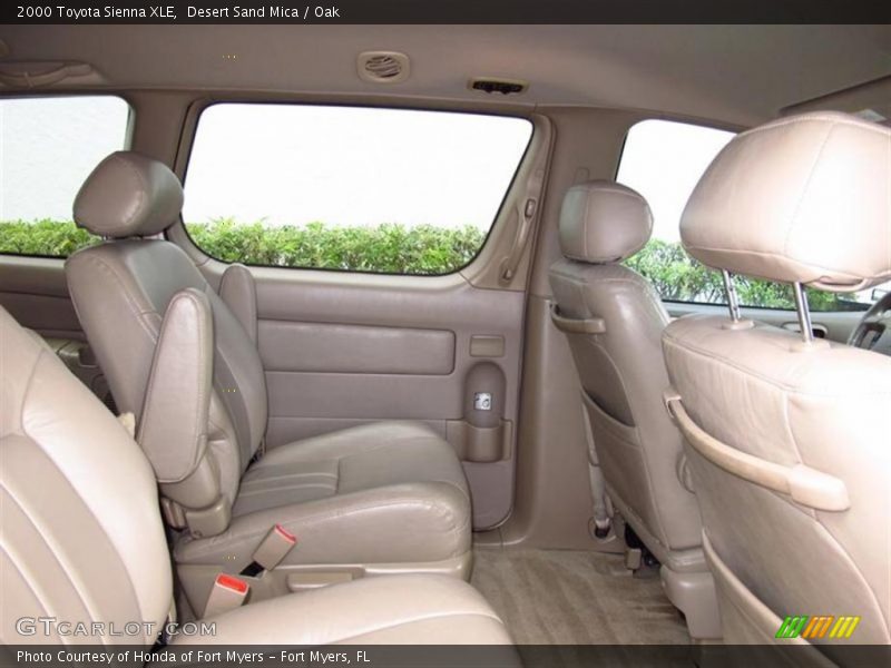 Desert Sand Mica / Oak 2000 Toyota Sienna XLE