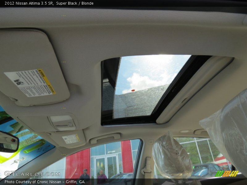 Super Black / Blonde 2012 Nissan Altima 3.5 SR