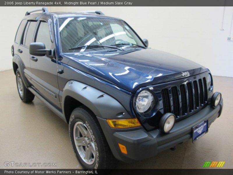 Midnight Blue Pearl / Medium Slate Gray 2006 Jeep Liberty Renegade 4x4