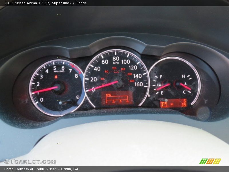 Super Black / Blonde 2012 Nissan Altima 3.5 SR