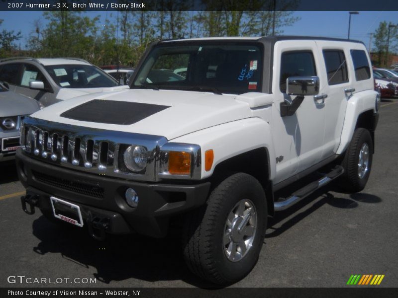 Birch White / Ebony Black 2007 Hummer H3 X