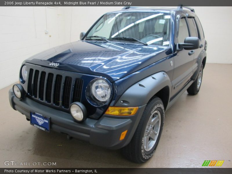 Midnight Blue Pearl / Medium Slate Gray 2006 Jeep Liberty Renegade 4x4
