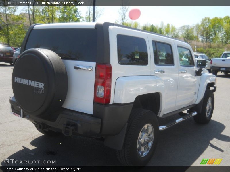 Birch White / Ebony Black 2007 Hummer H3 X