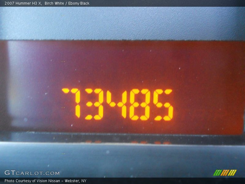 Birch White / Ebony Black 2007 Hummer H3 X