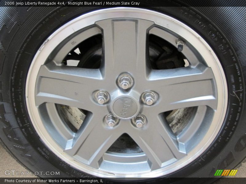 Midnight Blue Pearl / Medium Slate Gray 2006 Jeep Liberty Renegade 4x4