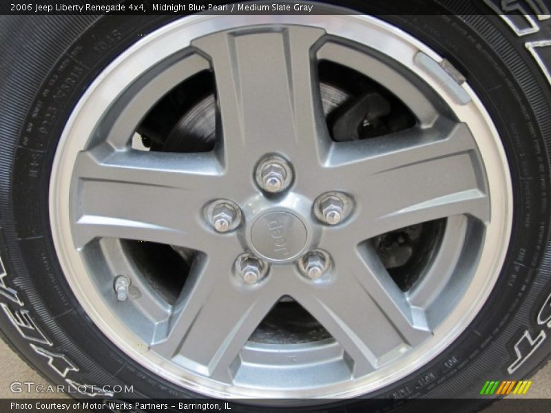Midnight Blue Pearl / Medium Slate Gray 2006 Jeep Liberty Renegade 4x4