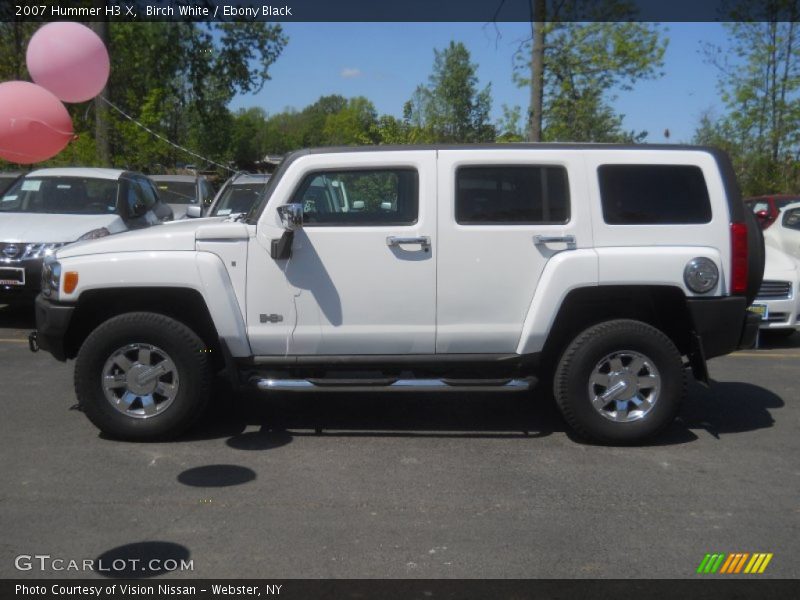 Birch White / Ebony Black 2007 Hummer H3 X