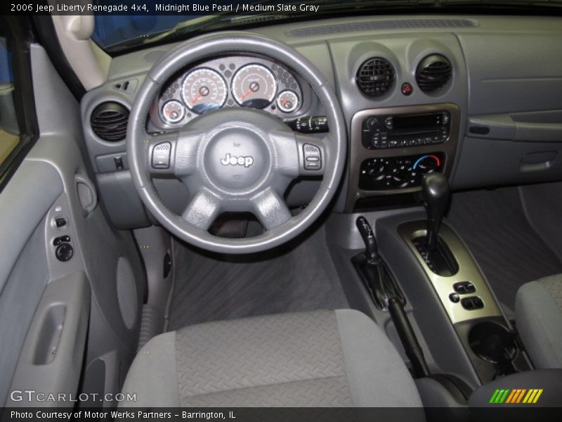 Midnight Blue Pearl / Medium Slate Gray 2006 Jeep Liberty Renegade 4x4