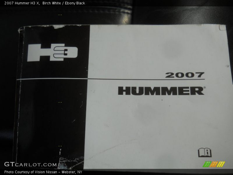 Birch White / Ebony Black 2007 Hummer H3 X