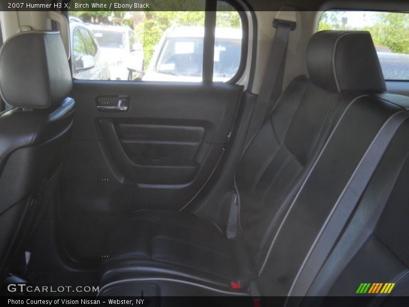 Birch White / Ebony Black 2007 Hummer H3 X