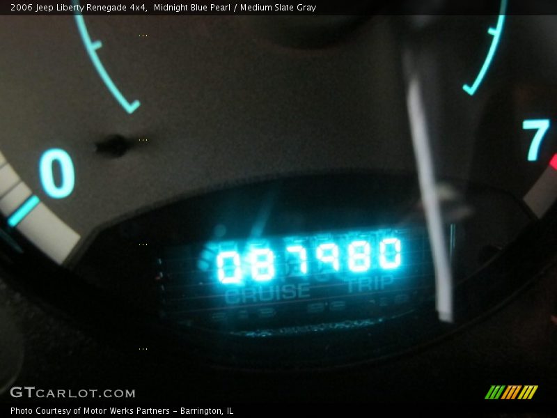 Midnight Blue Pearl / Medium Slate Gray 2006 Jeep Liberty Renegade 4x4