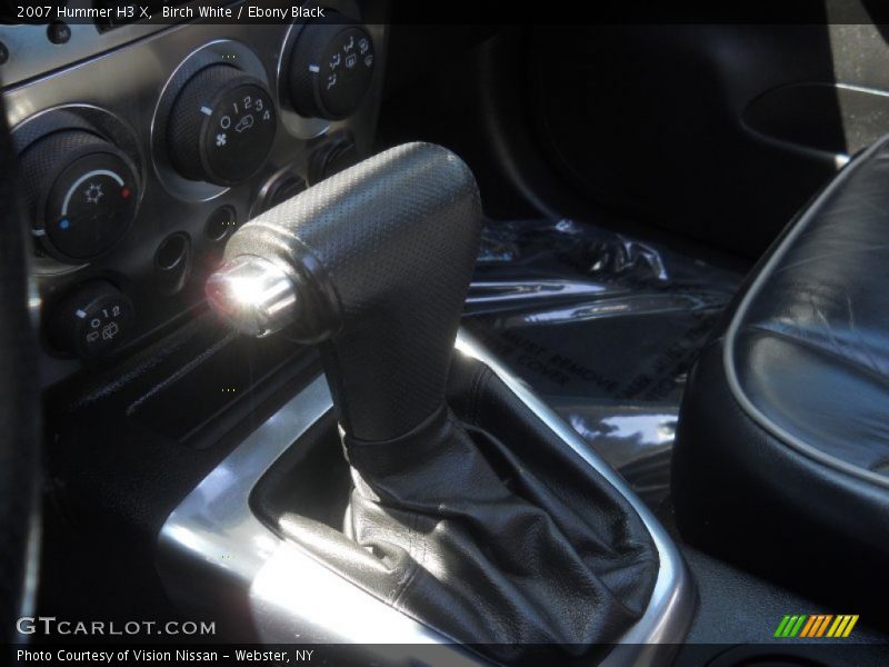 Birch White / Ebony Black 2007 Hummer H3 X