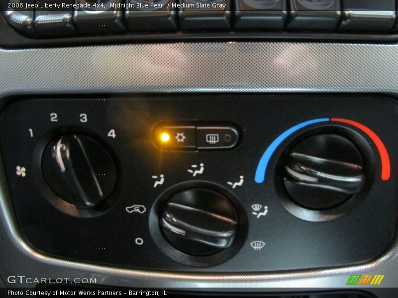 Midnight Blue Pearl / Medium Slate Gray 2006 Jeep Liberty Renegade 4x4
