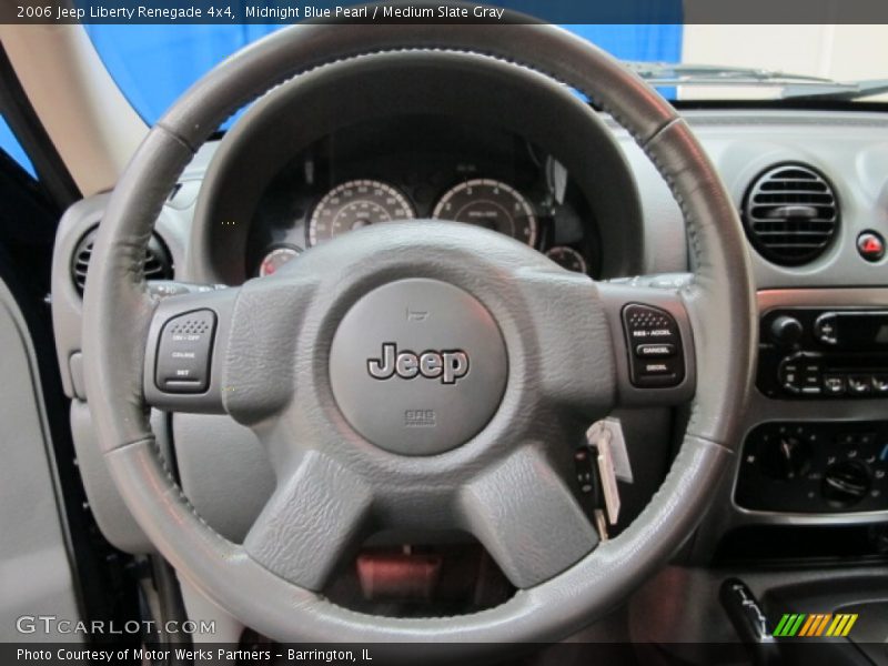 Midnight Blue Pearl / Medium Slate Gray 2006 Jeep Liberty Renegade 4x4