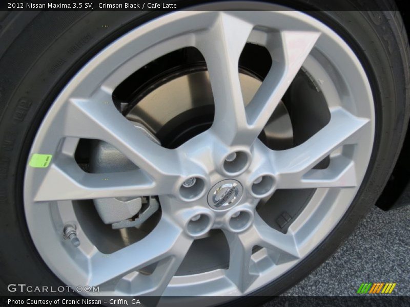 Crimson Black / Cafe Latte 2012 Nissan Maxima 3.5 SV