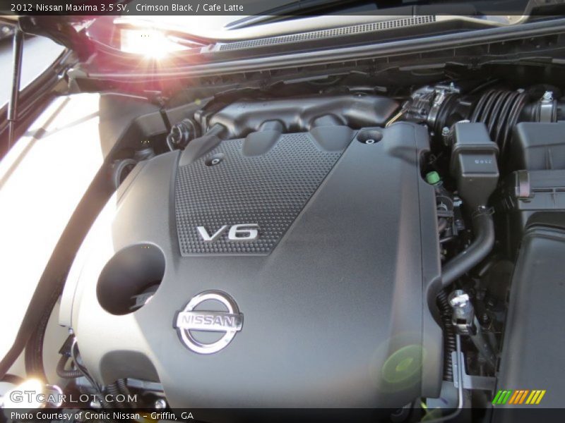 Crimson Black / Cafe Latte 2012 Nissan Maxima 3.5 SV