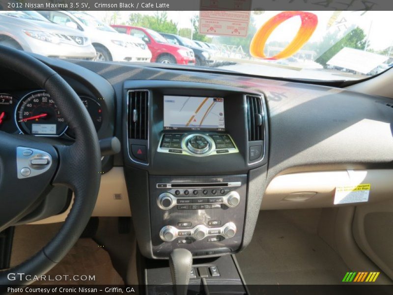Crimson Black / Cafe Latte 2012 Nissan Maxima 3.5 SV