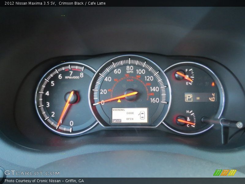  2012 Maxima 3.5 SV 3.5 SV Gauges