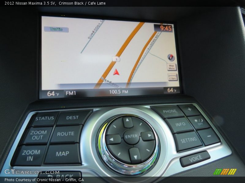 Navigation of 2012 Maxima 3.5 SV