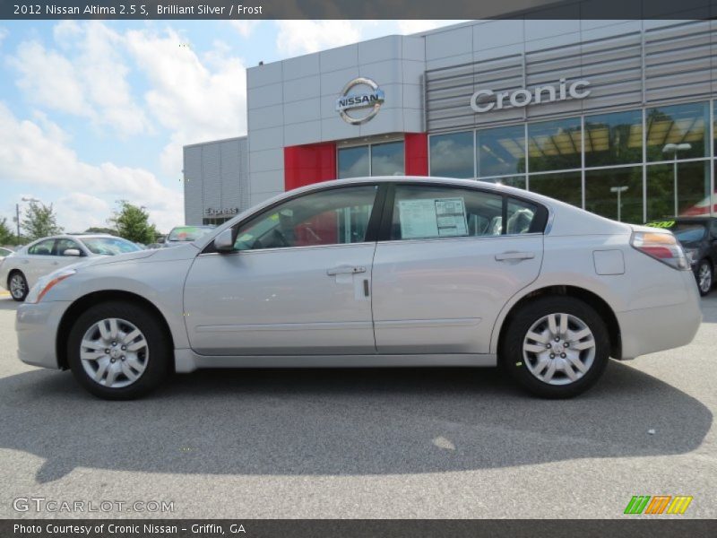 Brilliant Silver / Frost 2012 Nissan Altima 2.5 S