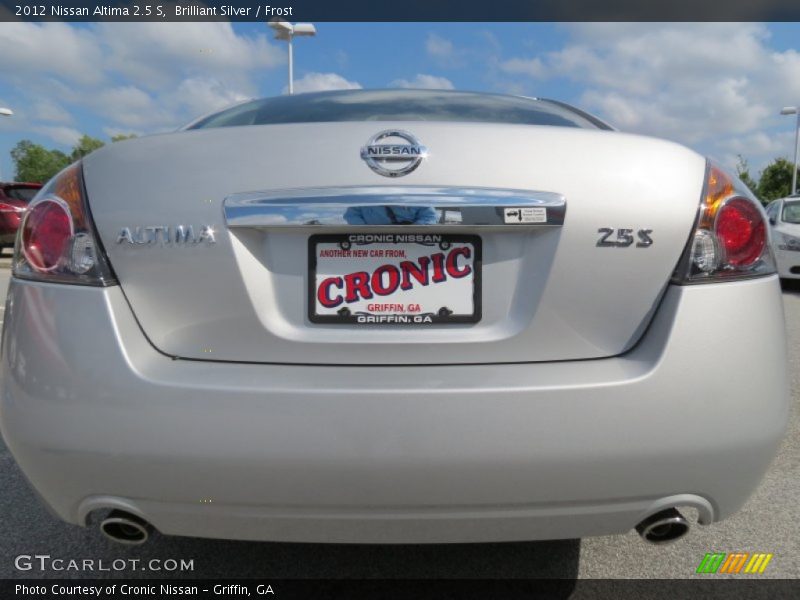 Brilliant Silver / Frost 2012 Nissan Altima 2.5 S