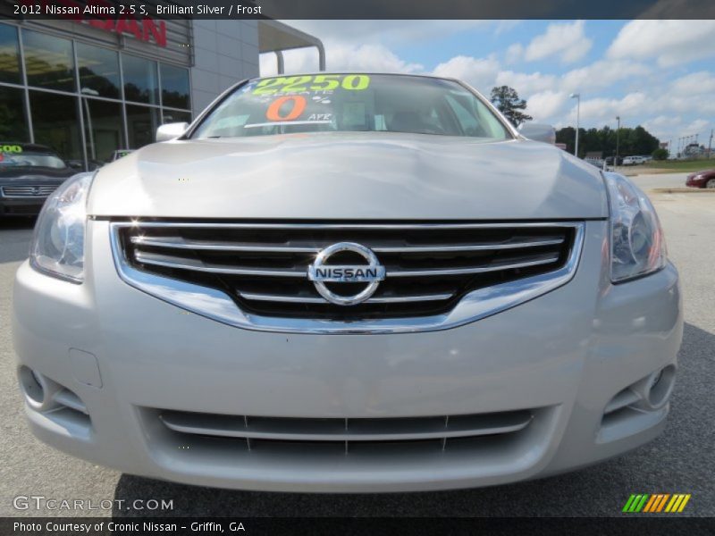 Brilliant Silver / Frost 2012 Nissan Altima 2.5 S