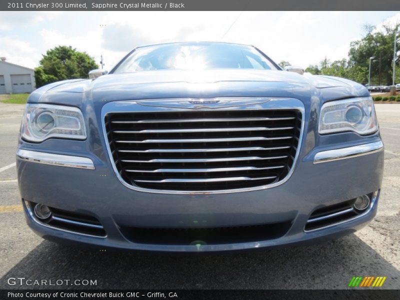 Sapphire Crystal Metallic / Black 2011 Chrysler 300 Limited