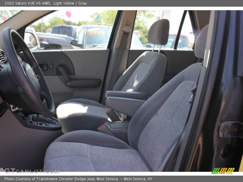 Light Yellow / Gray 2003 Saturn VUE V6 AWD