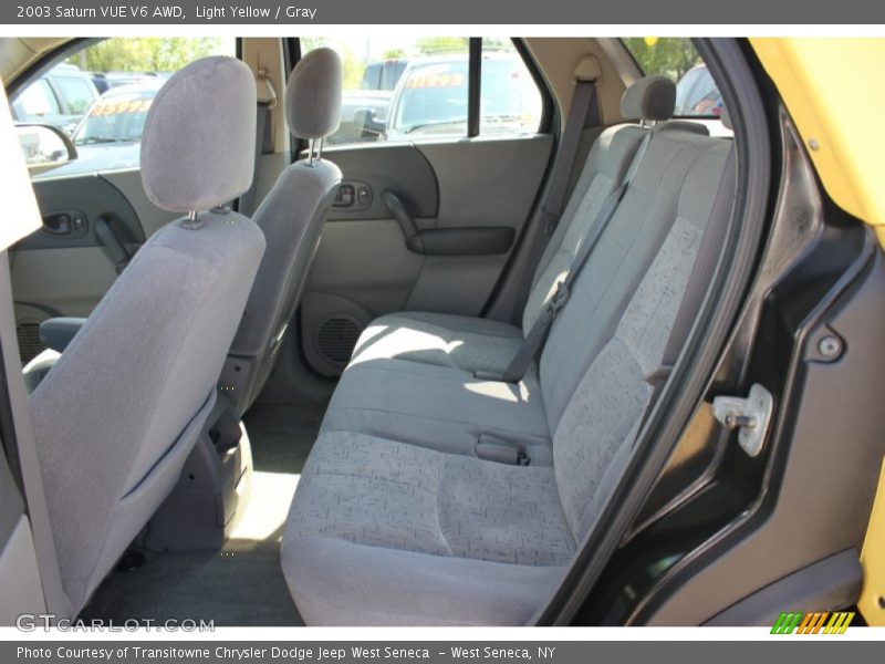 Light Yellow / Gray 2003 Saturn VUE V6 AWD