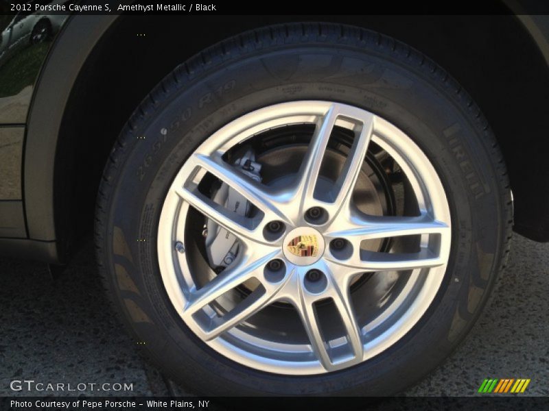 Amethyst Metallic / Black 2012 Porsche Cayenne S