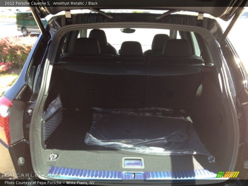 Amethyst Metallic / Black 2012 Porsche Cayenne S