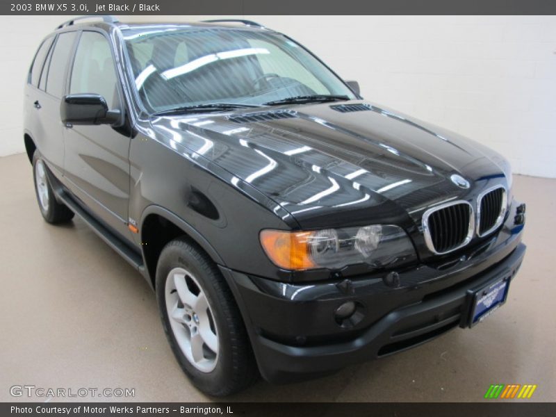 Jet Black / Black 2003 BMW X5 3.0i