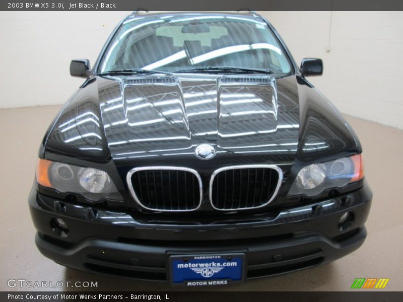 Jet Black / Black 2003 BMW X5 3.0i
