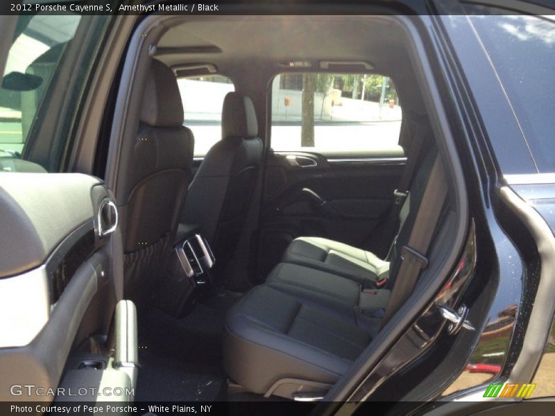 Amethyst Metallic / Black 2012 Porsche Cayenne S