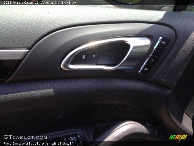 Amethyst Metallic / Black 2012 Porsche Cayenne S