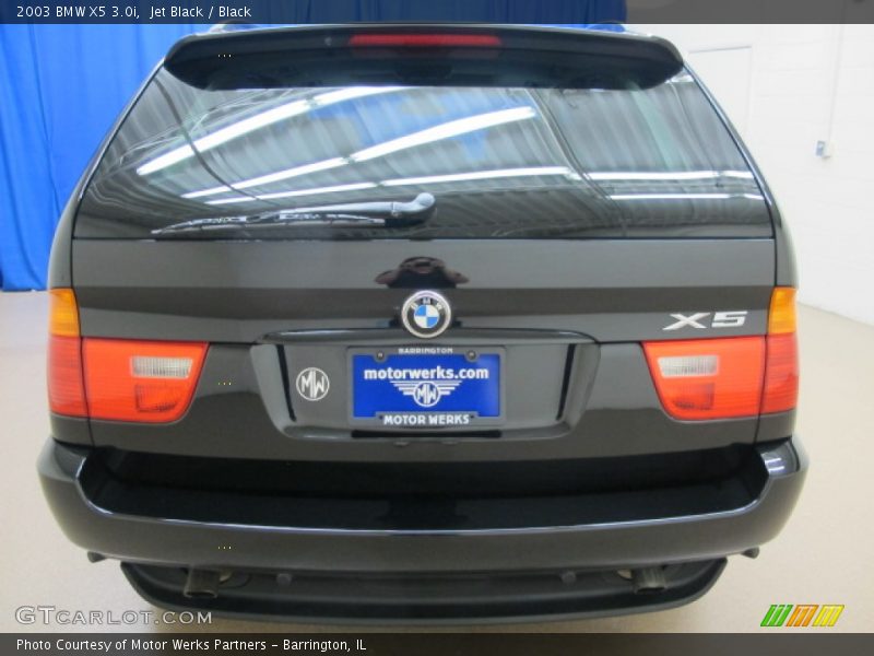 Jet Black / Black 2003 BMW X5 3.0i