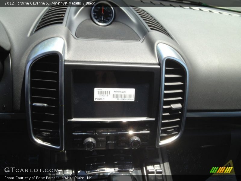 Amethyst Metallic / Black 2012 Porsche Cayenne S