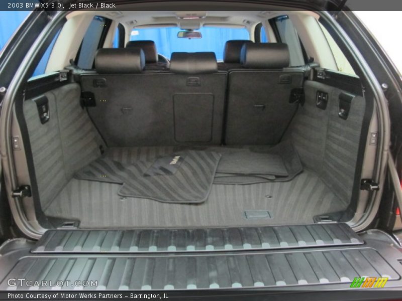 Jet Black / Black 2003 BMW X5 3.0i