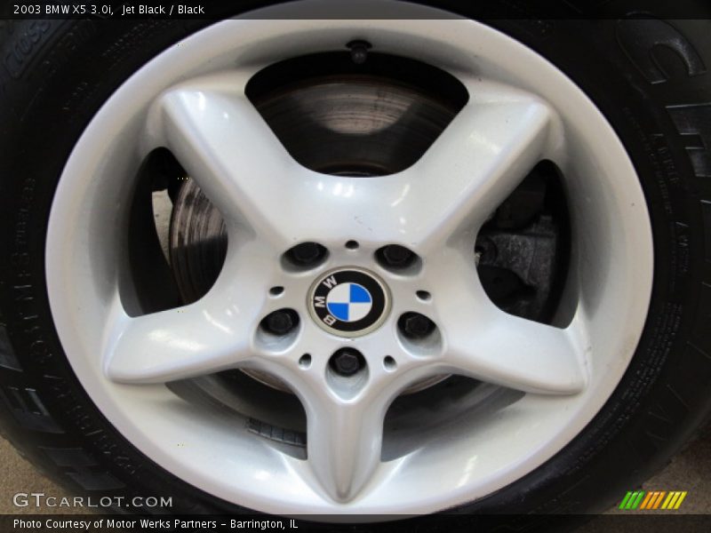 Jet Black / Black 2003 BMW X5 3.0i