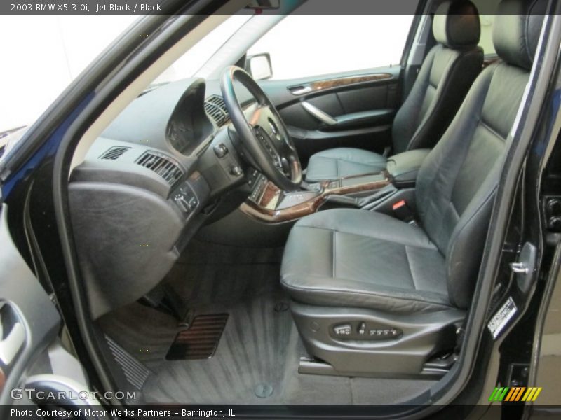 Jet Black / Black 2003 BMW X5 3.0i