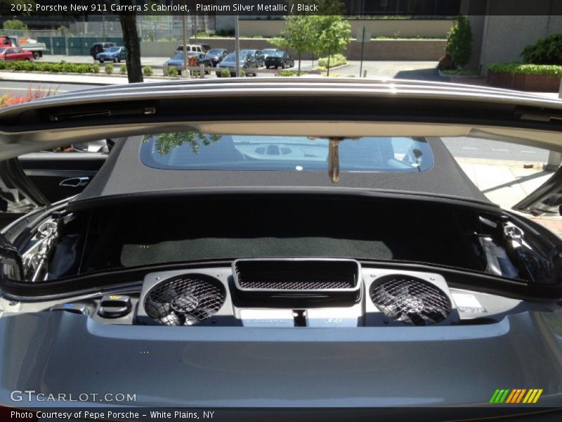 Platinum Silver Metallic / Black 2012 Porsche New 911 Carrera S Cabriolet