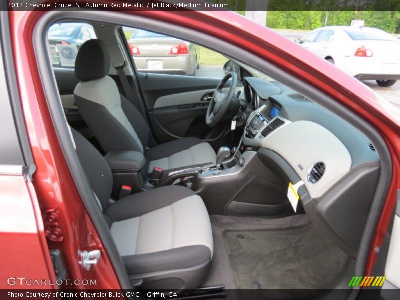 Autumn Red Metallic / Jet Black/Medium Titanium 2012 Chevrolet Cruze LS