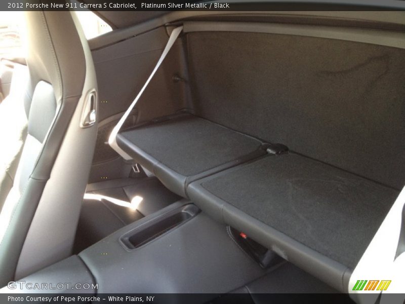 Platinum Silver Metallic / Black 2012 Porsche New 911 Carrera S Cabriolet