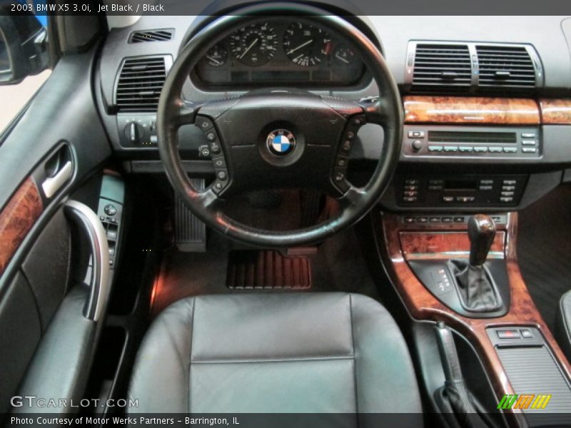 Jet Black / Black 2003 BMW X5 3.0i